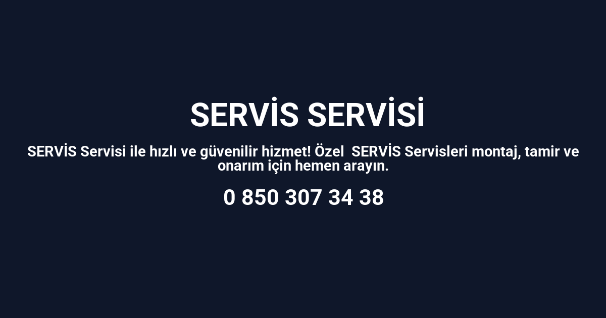 Boğazkale Wega Servisi